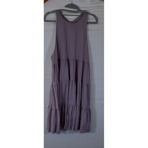 Silent  & Noise Chic Lavender Tiered‎ Dress Size Med, Lightweight, Flowy summer